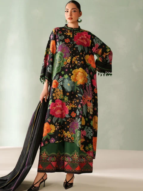 3PC DIGITAL PRINTED VISCOSE SHIRT, TROUSER AND SHAWL