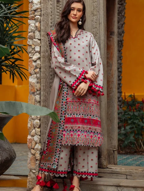 SOFT PREMIUM KHADDAR FABRIC DIGITAL PRINTED SHAWL